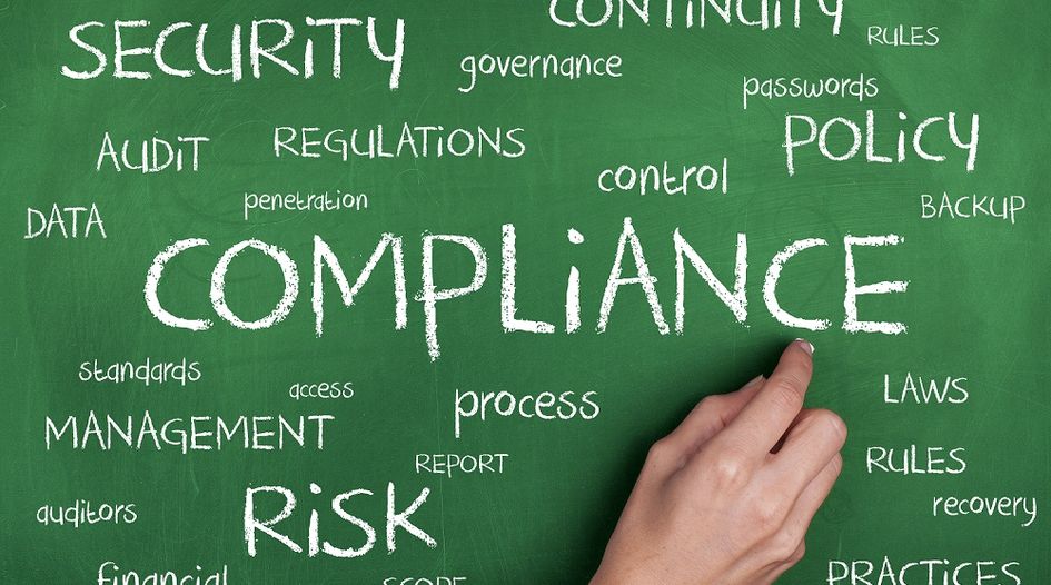 Regulatory compliance ranked highest risk for legal teams