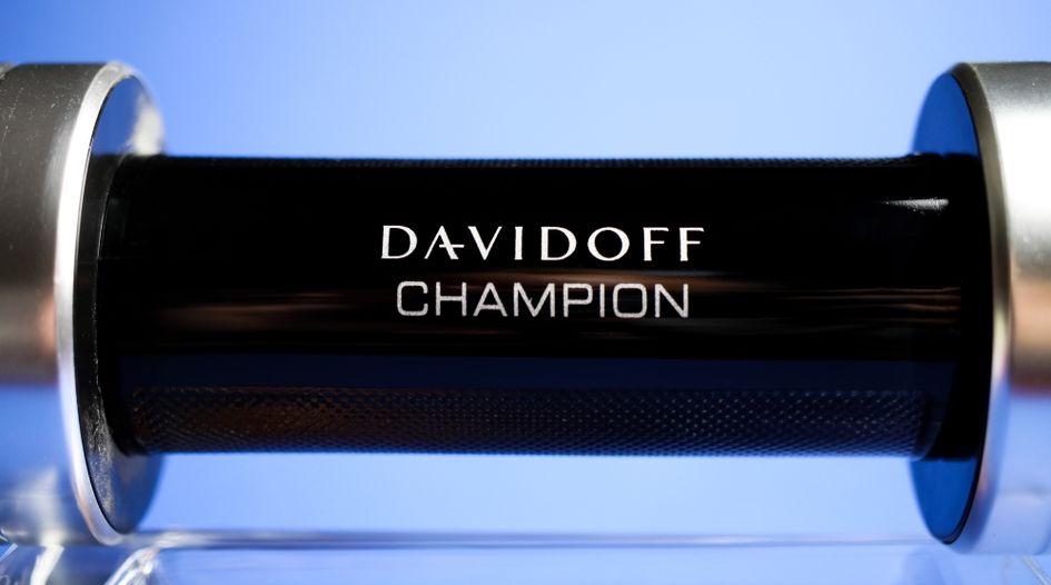 Court upholds Davidoff’s rights in CHAMPION and dumbbell shape marks