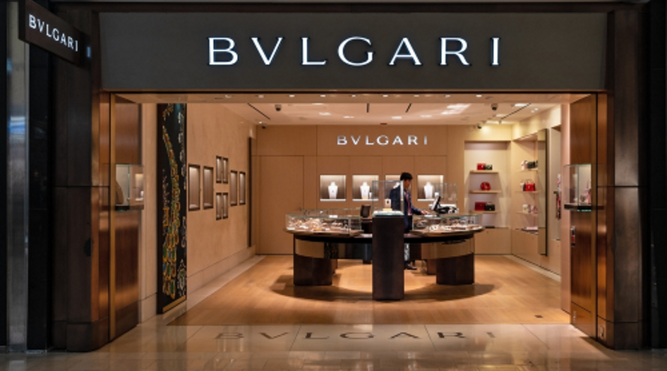 Bulgari successfully prevents rival from using similar mark for jewellery, but fails to make prima facie case of design infringement