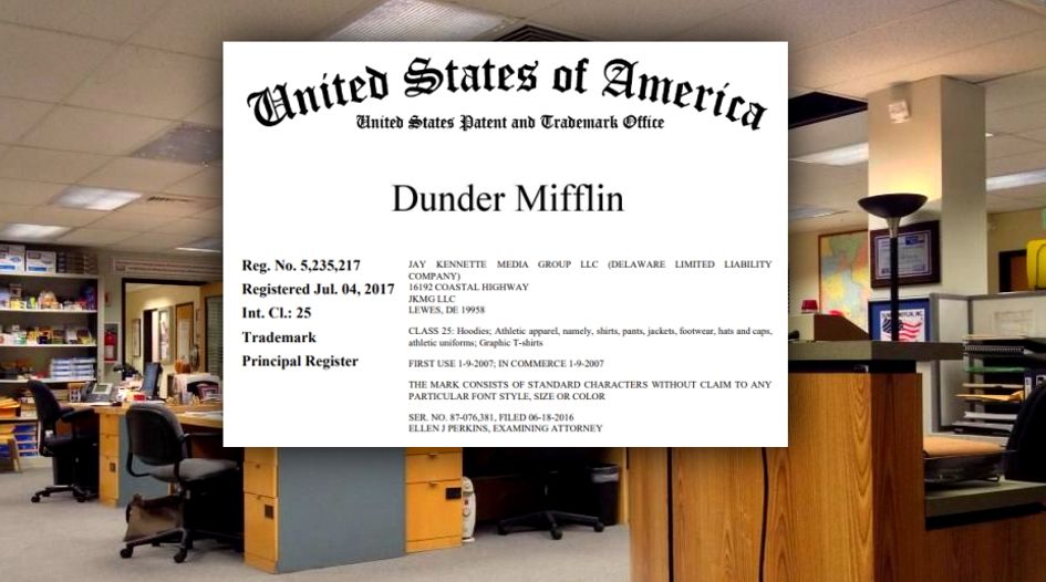 The battle for Dunder Mifflin: the global effort to trademark a