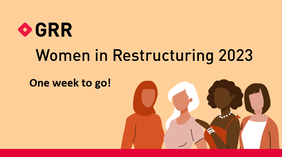Women in Restructuring survey – one week to go