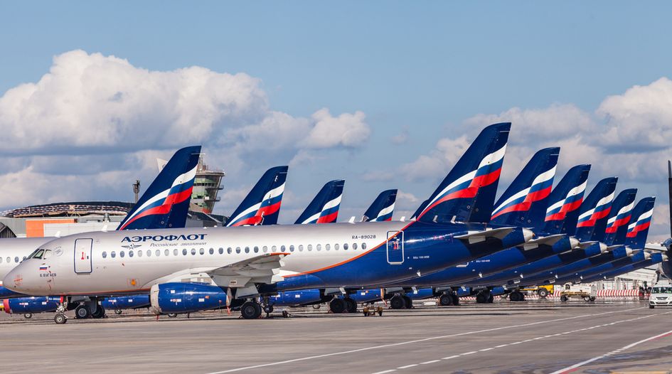 LCIA hears claims over aircraft stranded in Russia