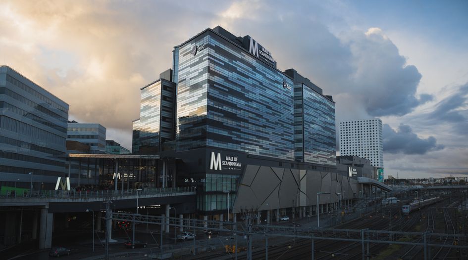 Construction group reports win in Stockholm mall dispute