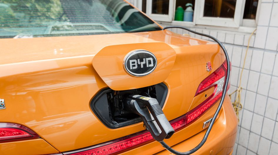 Chinese innovators dominate global EV patent filings