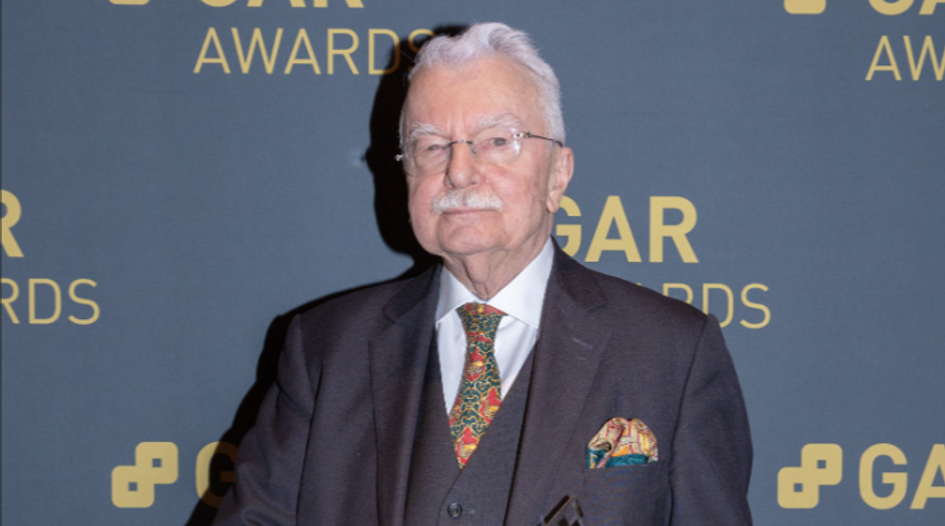 “A citizen of the world”: Schneider gets GAR lifetime achievement award