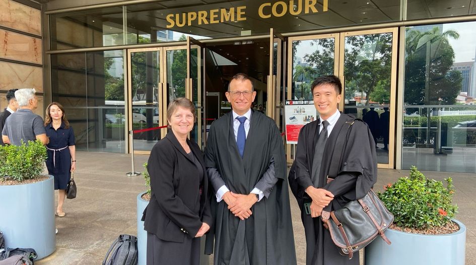 Gearing called to Bar in Singapore