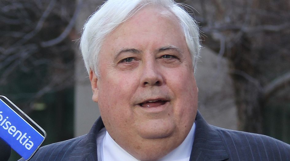 Mining magnate brings more claims against Australia