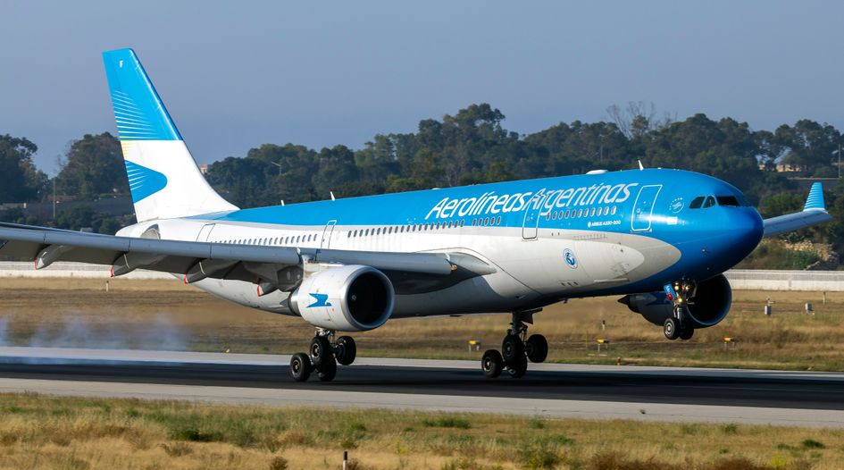 Argentina appeals US enforcement of airline award