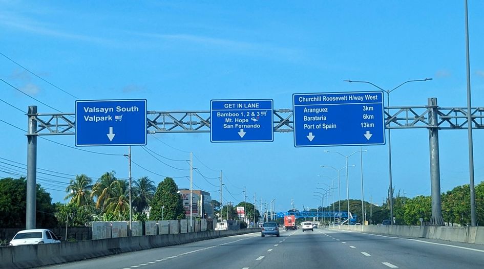 Trinidad appeal court affirms annulment of highway award